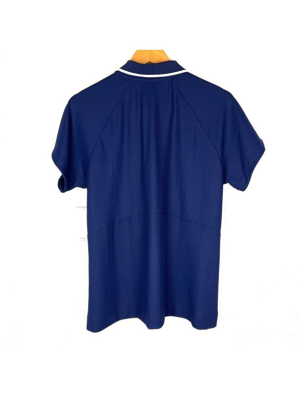 New Athleta Everyday Polo Sweat-Wicking Activewear UPF 50+ Navy size XL - Picture 3 of 7